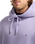 Single Stone Hoodie in Purple Ash