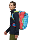 The Cotopaxi Allpa 42L Travel Backpack in Del Día