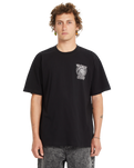 The Volcom Mens Deep Trance T-Shirt in Black