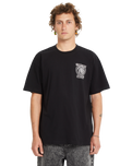 The Volcom Mens Deep Trance T-Shirt in Black