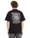 The Volcom Mens Deep Trance T-Shirt in Black