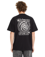 The Volcom Mens Deep Trance T-Shirt in Black