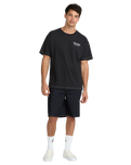 The Volcom Mens Timewave T-Shirt in Antique Black