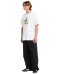 The Volcom Mens Daniel Shepard Walleye T-Shirt in White