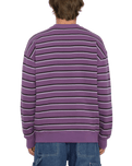 The Volcom Mens Rayeah Sweatshirt in Deep Purple