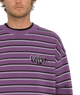 The Volcom Mens Rayeah Sweatshirt in Deep Purple