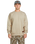 The Volcom Mens Operators Crew Sweatshirt in Light Khaki