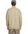 The Volcom Mens Operators Crew Sweatshirt in Light Khaki