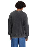 The Volcom Mens Bob Mollema Crew Sweatshirt in Light Acid Black