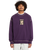 The Volcom Mens Podcol Crew Sweatshirt in Grape Royale