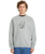 The Volcom Mens Noder Crew Sweatshirt in Heather Grey