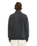 Single Stone 1/4 Zip Sweatshirt in Light Acid Black