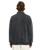 Single Stone 1/4 Zip Sweatshirt in Light Acid Black