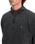 Single Stone 1/4 Zip Sweatshirt in Light Acid Black