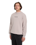 Stone Sweatshirt in Bark Brown