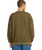 The Volcom Mens K Stone Sweatshirt in Sage Leaf