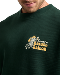 Racoon Sweatshirt in Scarab