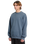 The Volcom Mens Single Stone Sweatshirt in Blue Wash