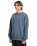 The Volcom Mens Single Stone Sweatshirt in Blue Wash