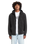 The Volcom Mens Studder Zip Hoodie in Black