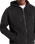 The Volcom Mens Studder Zip Hoodie in Black