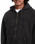 The Volcom Mens Studder Zip Hoodie in Black