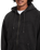 The Volcom Mens Studder Zip Hoodie in Black