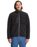 Storm Stone Fleece Jacket in Antique Black