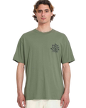 The Volcom Mens Remote Viewer T-Shirt in Brolive