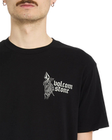 The Volcom Mens Eternal Stoke T-Shirt in Black