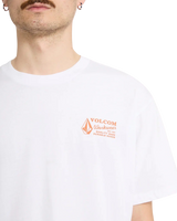 The Volcom Mens Workwear T-Shirt in White Combo