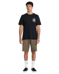 The Volcom Mens Dropped This T-Shirt in Antique Black