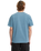 The Volcom Mens Solid Stone Embroidery T-Shirt in Blue Wash