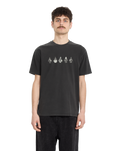 Lunar Phases T-Shirt in Black