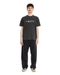Lunar Phases T-Shirt in Black