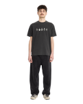 Lunar Phases T-Shirt in Black