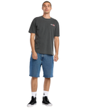 The Volcom Mens Brain Mix T-Shirt in Stealth