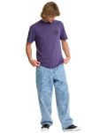 Circlepalm T-Shirt in Dark Purple