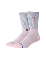 The Stance Mens Jigglypuff Crew Socks in Pink
