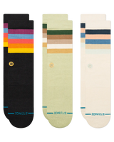 The Stance Mens Maliboo Crew Socks (3 Pack) in Multi