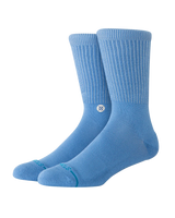Icon Pop Crew Socks in Capriblue