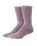 Icon Dyed Crew Socks in Plum