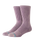 Womens Icon Dyed Crew Socks in Plum