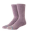 Womens Icon Dyed Crew Socks in Plum