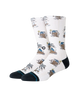 The Stance Mens Castaway Crew Socks in Canvas