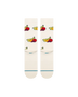 The Stance Mens Fruits Crew Socks in Canvas