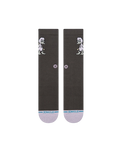 The Stance Mens Lights Out Crew Socks in Charcoal