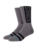 The Stance Mens OG Socks (3 Pack) in Black & White