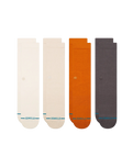 Icon Crew Socks (4 Pack) in Canvas