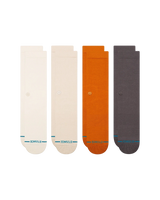 Womens Icon Crew Socks (4 Pack) in Canvas